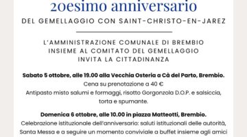 20esimo gemellaggio con Saint-Christo-en-Jarez