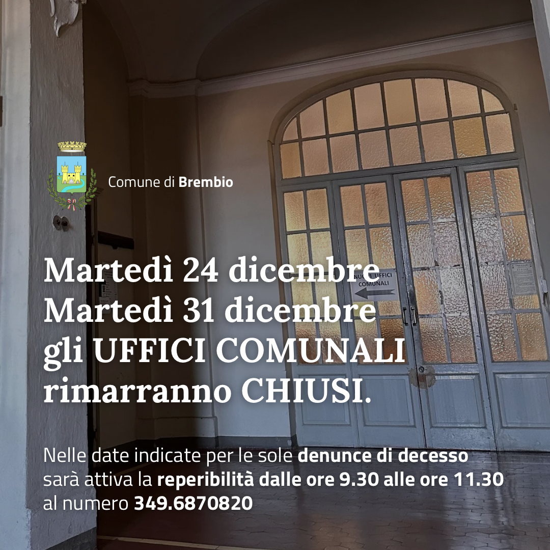 Avvisi Comune | Social 1080×1080