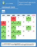 Comune di Brembio - Orario Uffici - 01-2025