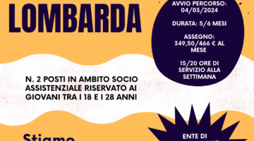 Locandina Bando Leva Civica Comune di Brembio